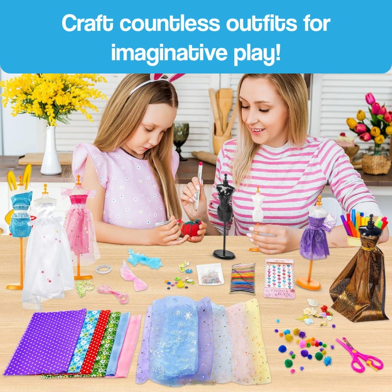DIY Fashion Design Studio Kit for Kids - Little Learners Toys DIY Fashion Design Studio Kit for Kids - Little Learners Toys